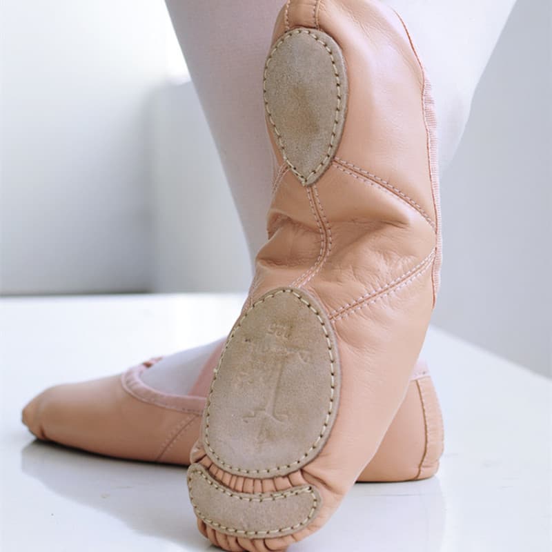 Chaussures de Danse Ballet Cuir Souple 2