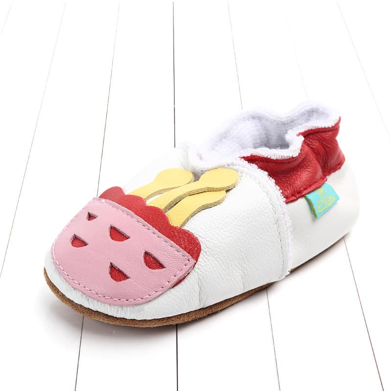 Chaussures bébé première couche en laine de mouton 5
