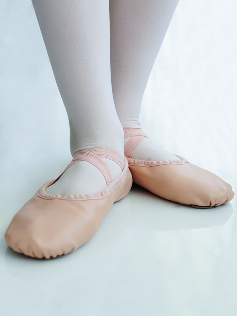 Chaussures de Danse Ballet Cuir Souple 6