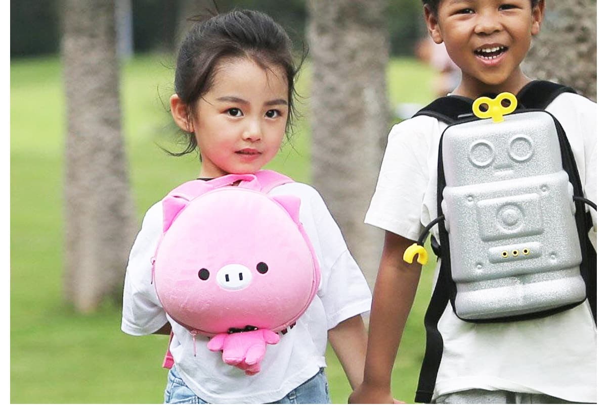 Petit Sac à Dos Peluche Animaux Anti-Perte 8