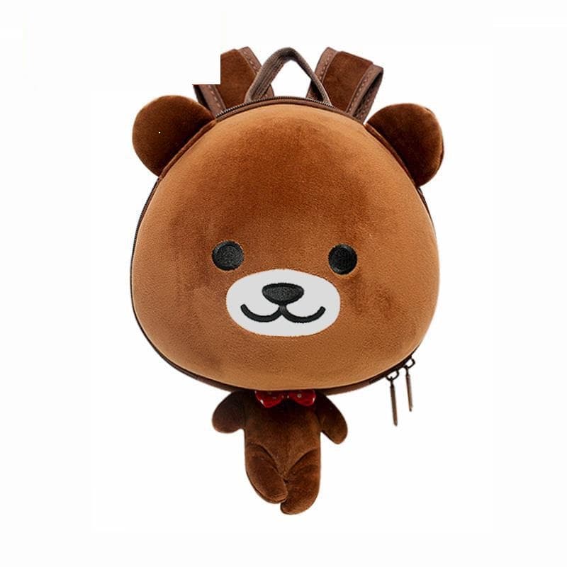 Petit Sac à Dos Peluche Animaux Anti-Perte 4