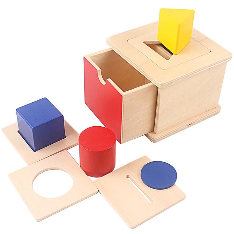 Boîte d'Imbucare Montessori avec Couvercle Interchangeable 3