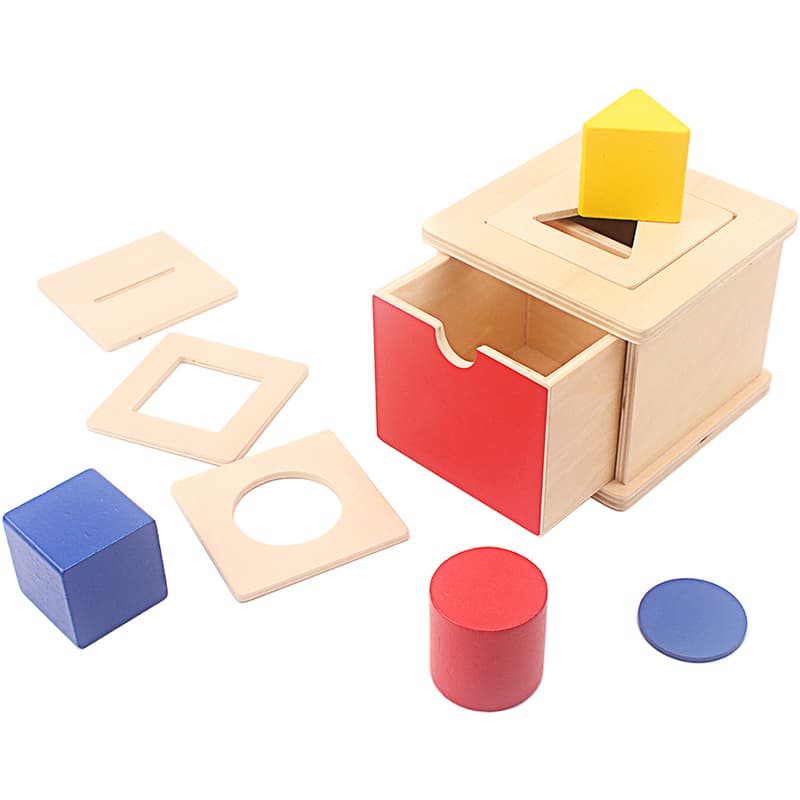 Boîte d'Imbucare Montessori avec Couvercle Interchangeable 2