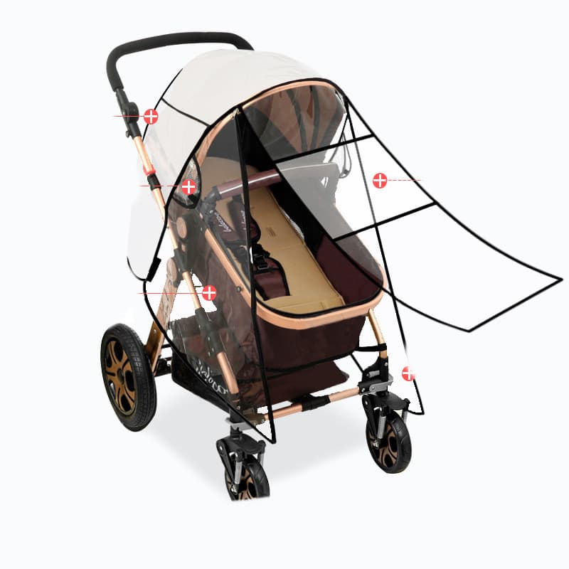 Housse de Pluie Universelle pour Poussette 5