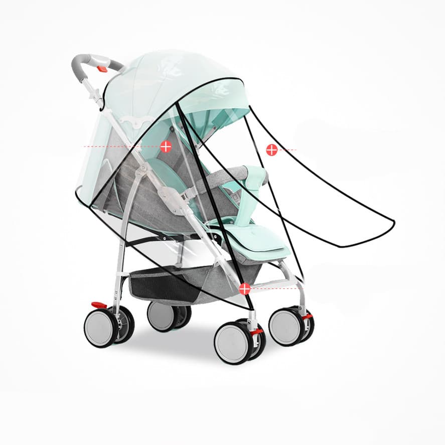 Housse de Pluie Universelle pour Poussette 4