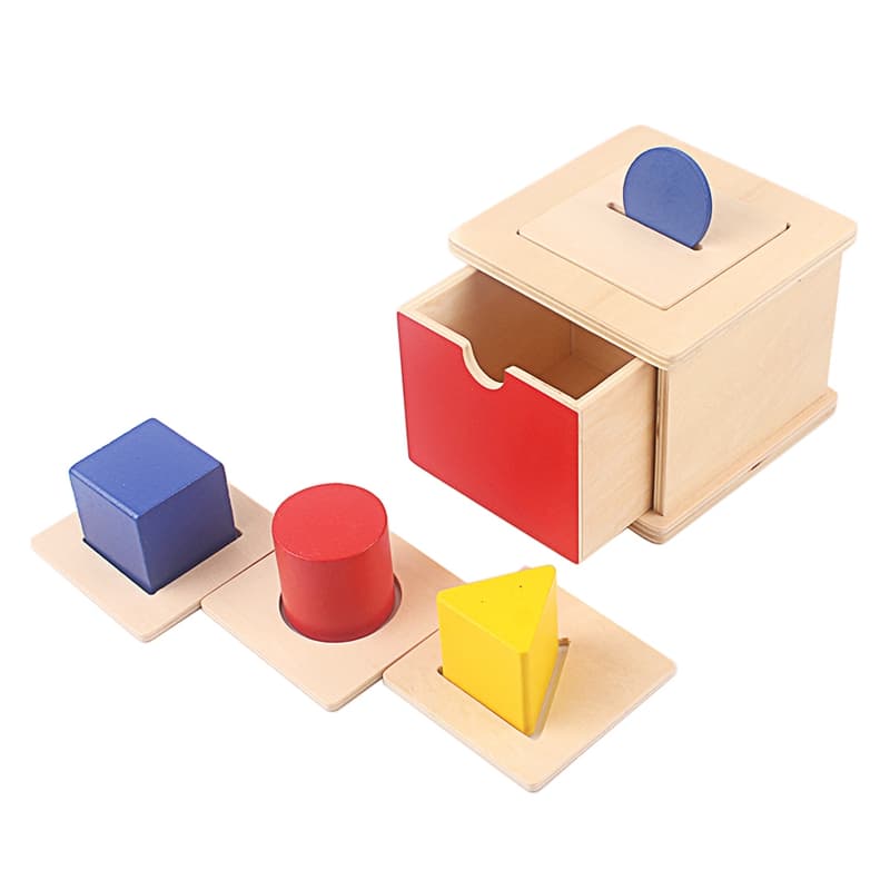 Boîte d'Imbucare Montessori avec Couvercle Interchangeable 4