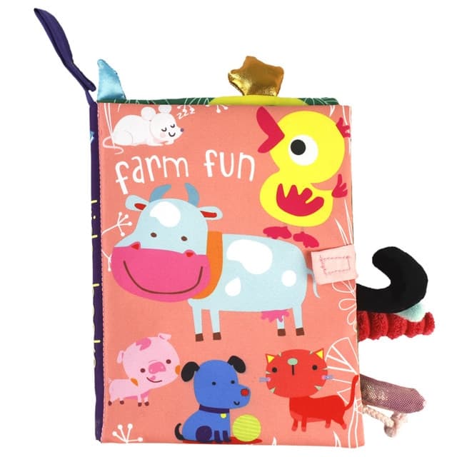 Livre Sensoriel Crinkle – Animaux 6