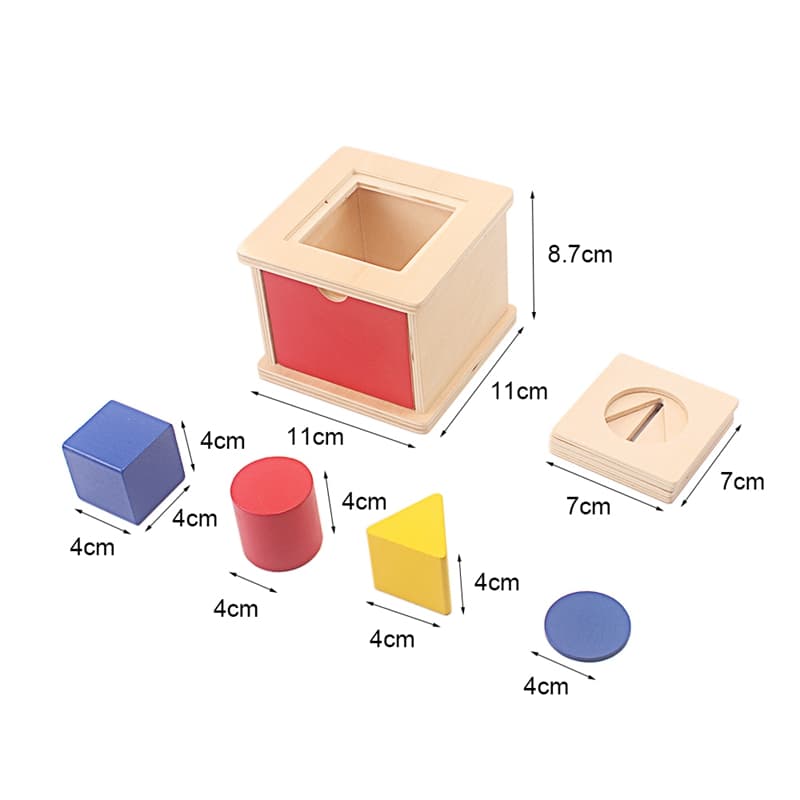 Boîte d'Imbucare Montessori avec Couvercle Interchangeable 5