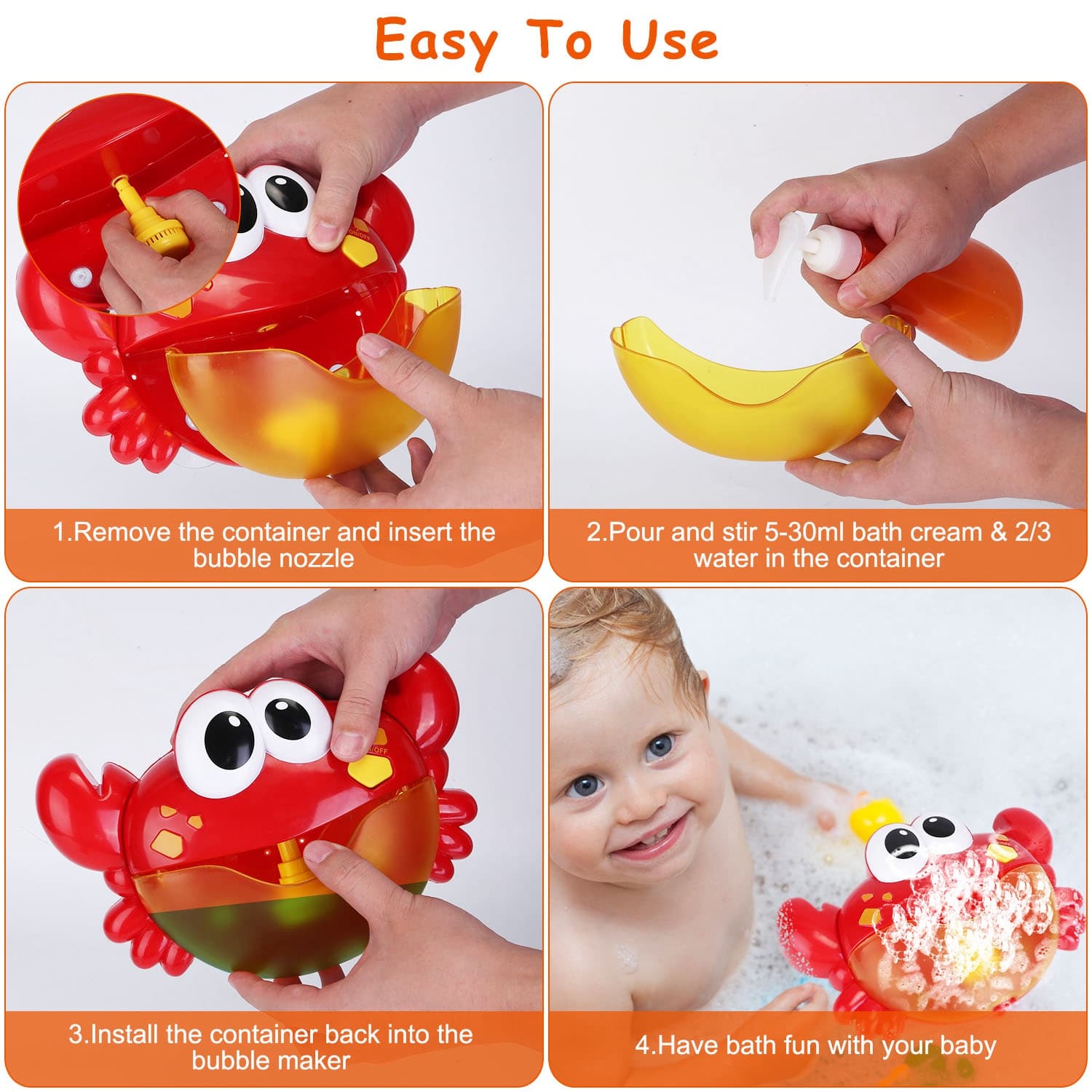 Grenouille Musicale Productrice de Bulles pour le Bain 3